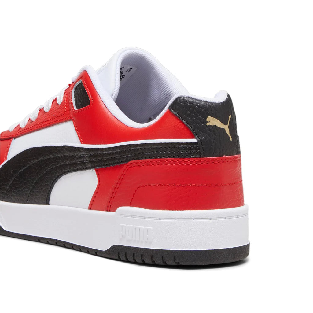 PUMA RBD Game Low, Мъжки маратонки, Puma White Puma Black за всяко време Red Puma Gold, 44 EU